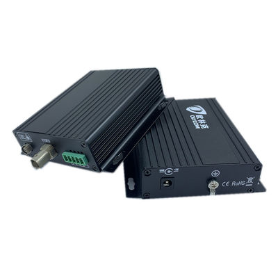 FCの標準的な1chデータPTZのカメラの黒のためのアナログの繊維光学の送信機そして受信機
