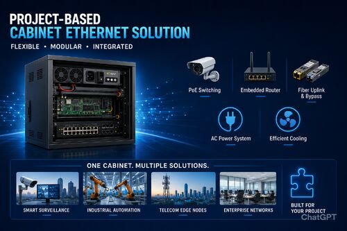最新の会社の事例について A Project-Based Cabinet Ethernet Solution