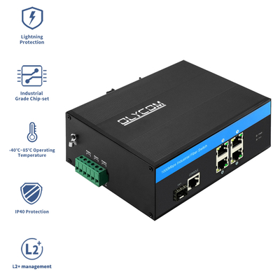 外部PoE管理スイッチ ギガビットイーサネットネットワーク 2.5G ファイバーダブル 48V入力
