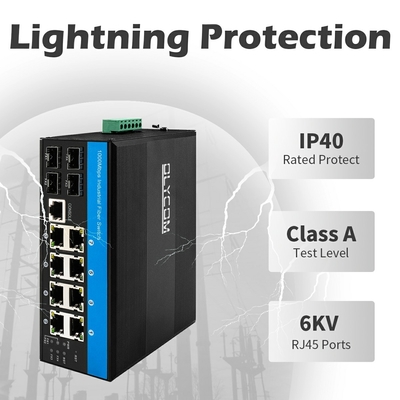 オリコン L2 マネージド PoE ファイバースイッチ 1G 2.5G SFP ネットワーク 240W 予算 屋外使用 CE