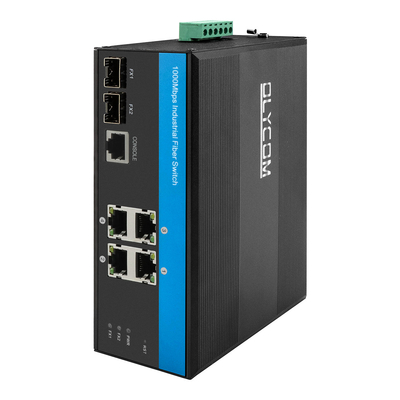 ギガビット産業管理エスネットスイッチ 2.5GファイバーSFPアップリンク IP40 DC24V