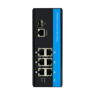 インダストリアルマネージドイーサネットスイッチ 2.5G ファイバーディンレール DC12V DC24V CLI SNMP ERPS サポート