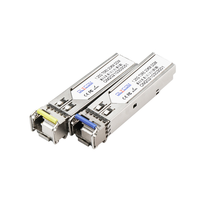 1.25G シングルモード SFP モジュール LC ポート 20KM 1310/1550nm WDM DDM サポート OEM