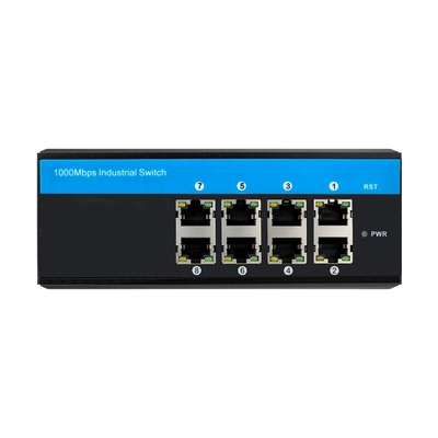 産業用 8 ポート ギガビットネットワーク POE スイッチ 無管理 DC48V 入力出力 240W