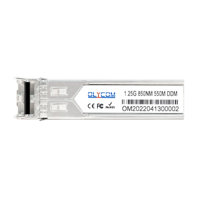 産業用1.25G SFP モジュール 850nm マルチモード 550m デュプレックス LC DDM ギガビットスイッチ用