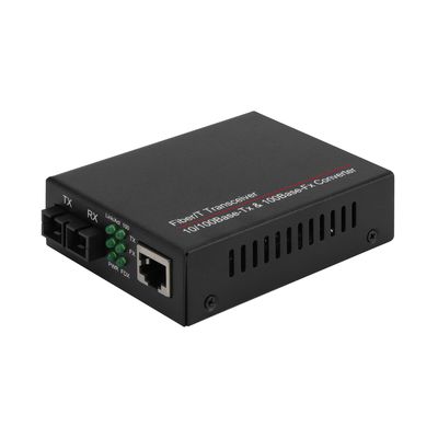 ギガビット光ファイバーメディアコンバーター 20KM シングルモードデュプレックスSCコネクタ 未管理
