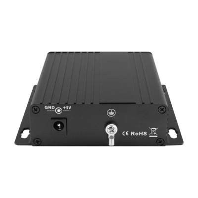 マルチモード RS232 シリアルコンバーター 光ファイバー 850nm デュプレックスSCポート 壁に装着