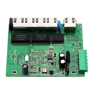 5 ポート E-Mark ネットワーク スイッチ PCBA ギガビット 未管理 12V 24V DIN Rail CE リスト