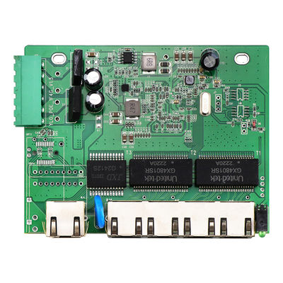 5 ポート E-Mark ネットワーク スイッチ PCBA ギガビット 未管理 12V 24V DIN Rail CE リスト