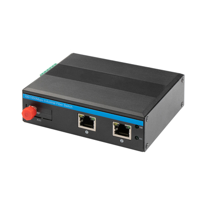 硬化されたギガビット管理されていないメディアコンバーターFCファイバーシングルコア12V24Vミニケース