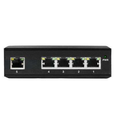 硬化 5 ポート ギガビット 無管理 イーサネット スイッチ ネットワーク ハブ 120W PoE Eマーク 確認