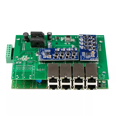 8 ポート管理 PoE スイッチ ギガビット イーサネット 240W アクティブ POE 頑丈ケース 速度チップ