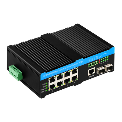 ギガビット 802.3bt PoE 管理 8 ポート スイッチ 2.5G ファイバーウェブ L2 管理 ファンのない 720W