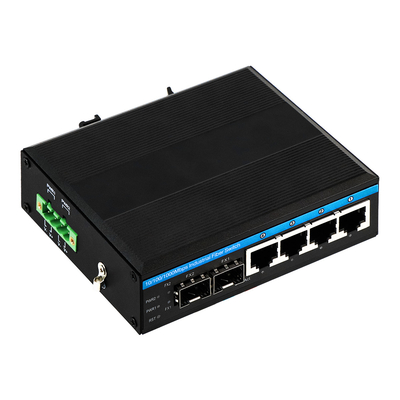 6 ポート ギガビット マネージド ハーデッド ネットワーク スイッチ コンパクト サイズ デュアル パワー DC12V