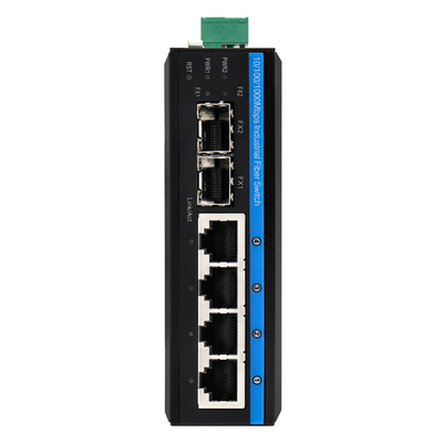 4ポートPOE管理ネットワークスイッチ ERPSリング 120W予算 ギガビットベース DC48V ディンレール