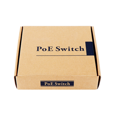 60W管理されていないネットワークスイッチ 6 ポート 10/100M LAN ポート AC 入力 250 メート PoE