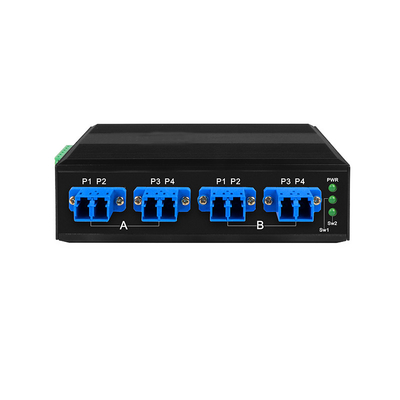 4ポート OBP オプティカルバイパス保護 オートスイッチシステム DC12V シングルモード LC ポート