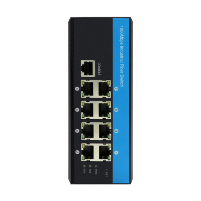 8 ポート管理 DC48v インダストリアル イーサネット スイッチ Din Rail ギガビット ネットワーク スイッチ