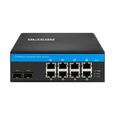 産業用 PoE スイッチ 8 ポート 2.5G ファイバー 15.4W/30W PSE 240W 予算 L2 管理