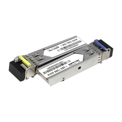 シングルファイバートランシーバー 20KM 1.25G LCポート 1310nm/1550nm DDM商用グレード