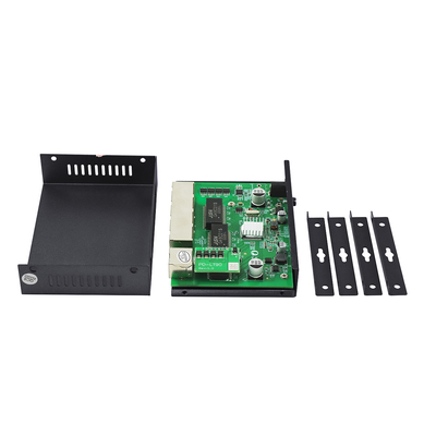4 ポート ギガビット POE エクステンダー 商用級 60W PD アップリンク PoE IP カメラ用