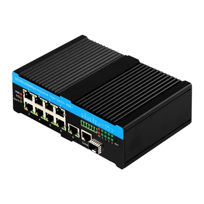 8 ポート ギガビット PoE マネージド スイッチ 802.3bt 90W 1 SFP/Copper Uplink 480W 予算