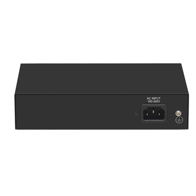 4 ポート ギガビット PoE スイッチ 60W 予算 SFP ファイバー VLAN 250 メートル拡張付き