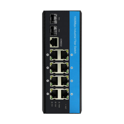 10ポート ギガビット POE スイッチ L2 管理された Vitesse チップセット 頑丈なイーサネット スイッチ