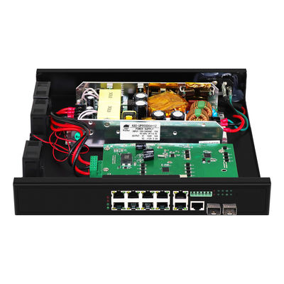 8ポート 2.5G マネージド スイッチラック 設置可能 90W 標準 220V 入力 ギガビット イーサネット