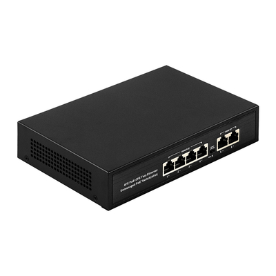OEM ODM ファストイーサネット 10/100mbps 4ポート ポースイッチ 2 アップリンク ポート ネットワーク スイッチ