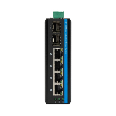 産業用PoEスイッチ 管理されていない PoEスイッチ 急速イーサネット SFPファイバー堅固ネットワーク 120W DC48V