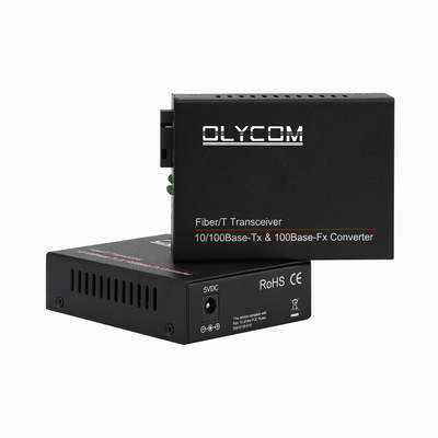 ミニ光ファイバーメディア変換器 Rj45からSCトランシーバー Mm 20km シングルファイバー Sm 1310/1550nm