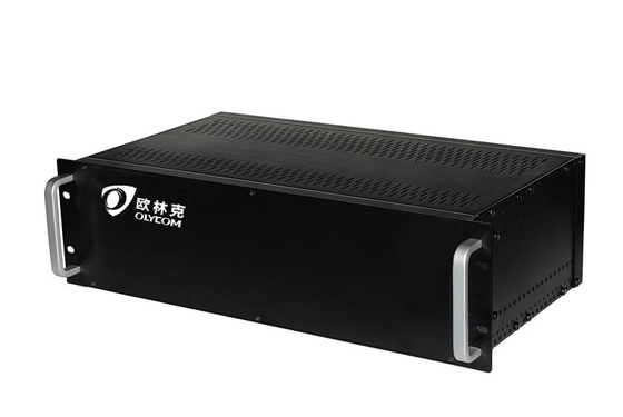 19インチ 3U 18スロット シャーシ ビデオデータファイバー変換ラック シャーシ 二重電源