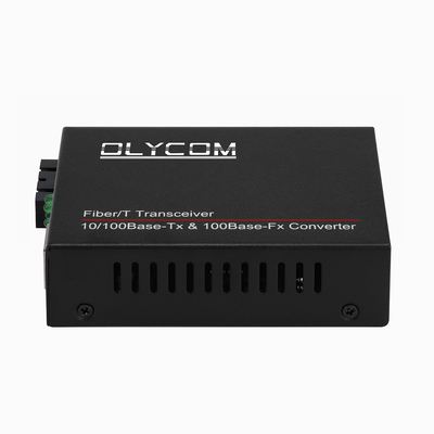 10/100mbps 光ファイバーメディア トランシーバー 1310nm メディアコンバーター MM 2km