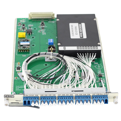 8ポート オプティカル アド・ドロップ マルチプレキシング OADM カード CWDM DWDM C21~C28 プラグ・アンド・プレイ