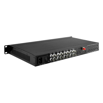 1080P 4K AHD CVI TVI ビデオ メディア 変換 デジタル オプティカル エクステンダー 1U ラック 16 ポート