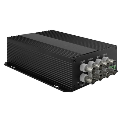 CCTV アナログビデオデータ オプティカル変換機 SECAM 互換性 8ポート SC/ST/FC ファイバー
