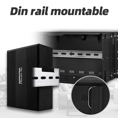 2.5G L2 マネージド インダストリアル PoE ネットワーク スイッチ サポート ERPS MSTP リング・ディン・レール
