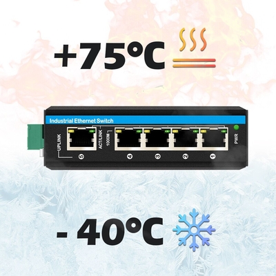 硬化 10/100/1000mbps ミニ管理されていないネットワークスイッチ ポースイッチ 12-48v DC