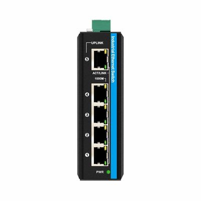 太陽光発電の産業用PoEスイッチ 5ポートギガビット管理なし CCTVと屋外ネットワークのための内蔵電圧ブースター
