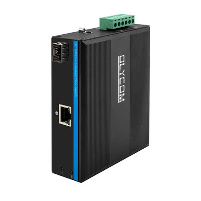 ミニ2ポート 10/100mpbs ファイバーメディア変換器 1RJ45+1SFP LCイーサネットスイッチ