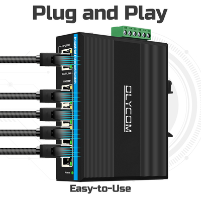 太陽光発電 UPS PoE スイッチ ギガビットネットワーク 120W DC12V/DC24V/DC48V 入力管理されていない