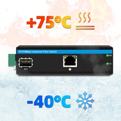 10/100m 2ポート産業ネットワークスイッチ イーサネット 無管理DINレール ネットワークPOEスイッチ IP40レベル保護