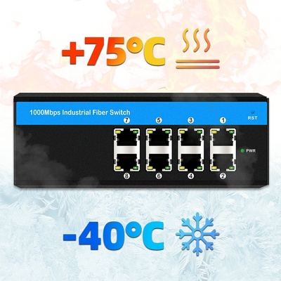8ポートPOEギガビットスイッチ E-Mark 8*RJ45産業用イーサネットPOEスイッチ