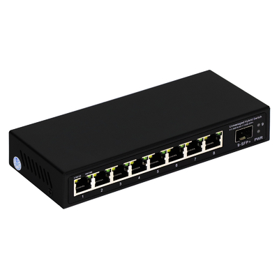 9 ポート 管理されていない 2.5G イーサネット スイッチ 10G アップリンク SFP ポート 60Gbps バックプラン 帯域幅