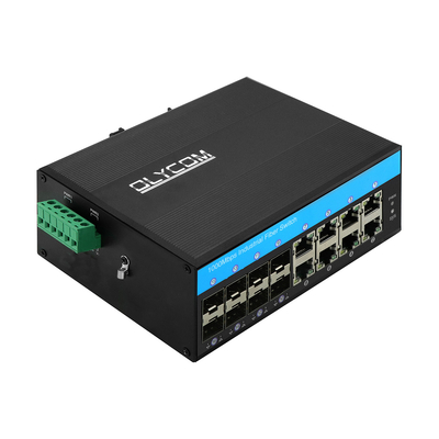 16 ポート ギガビット POE スイッチ 支援 af/at/bt ディン・レール エーテルネット スイッチ CCTV システム