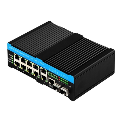 L2 L3 マネージド ギガビット インダストリアル イーサネット スイッチ ポー スイッチ 90w 2*2.5G SFP+8*RJ45 ポート 屋外 スイッチ
