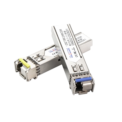 シスコ互換性SFPトランシーバー 1310nm/1550nm SM シングルファイバー 20km 1.25Gファイバーモジュール SFPモジュール