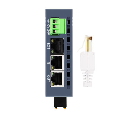 産業用 EtherCAT I/O スレーブモジュール 16 ポート 24V DC DIN レール デュアル RJ45 ポート IP20 定格