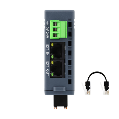 EtherCAT バス PLC IO モジュール リモート EtherCAT 拡張式コップラー 16DI+16DO ディンレール I/O モジュール